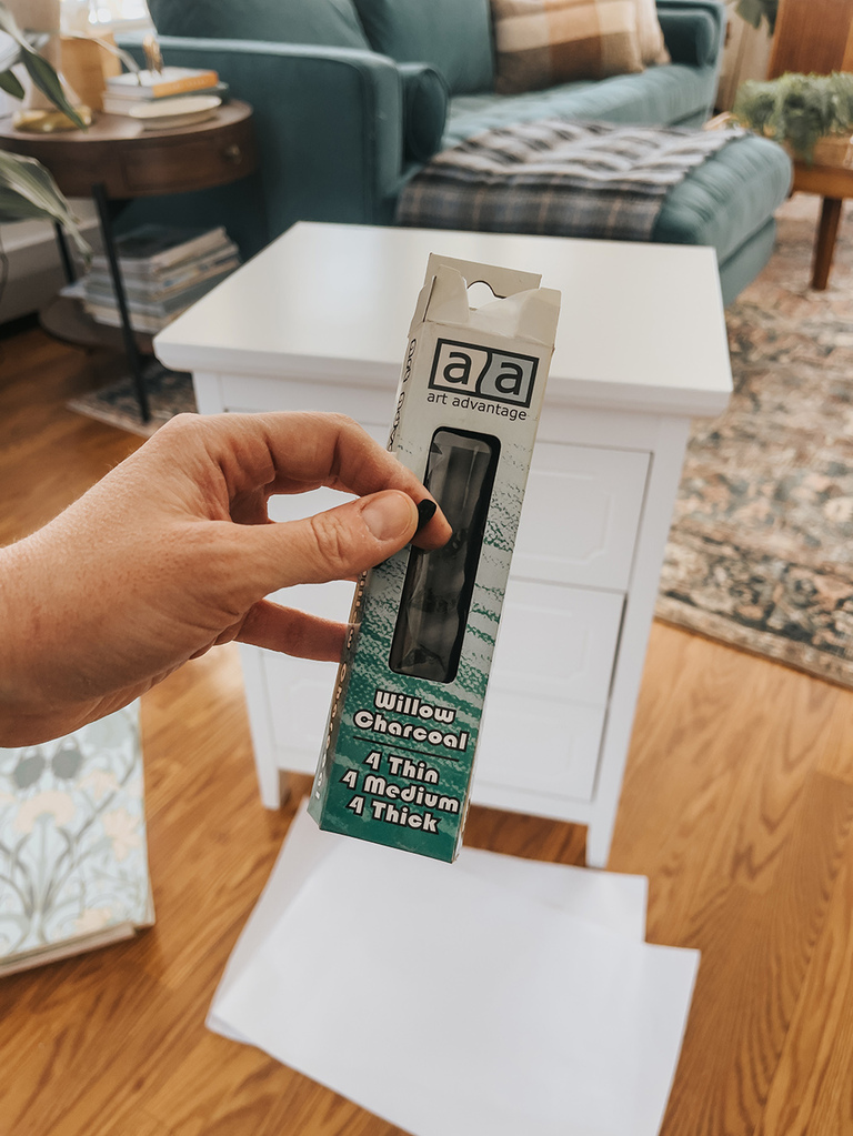 DIY Wallpapered Side Table Makeover