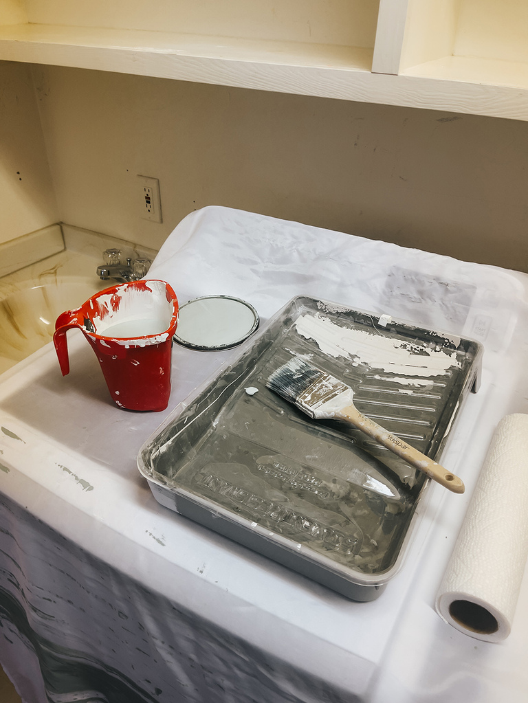 Colorful Patterned Laundry Room Makeover
