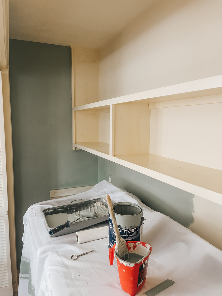 Colorful Patterned Laundry Room Makeover