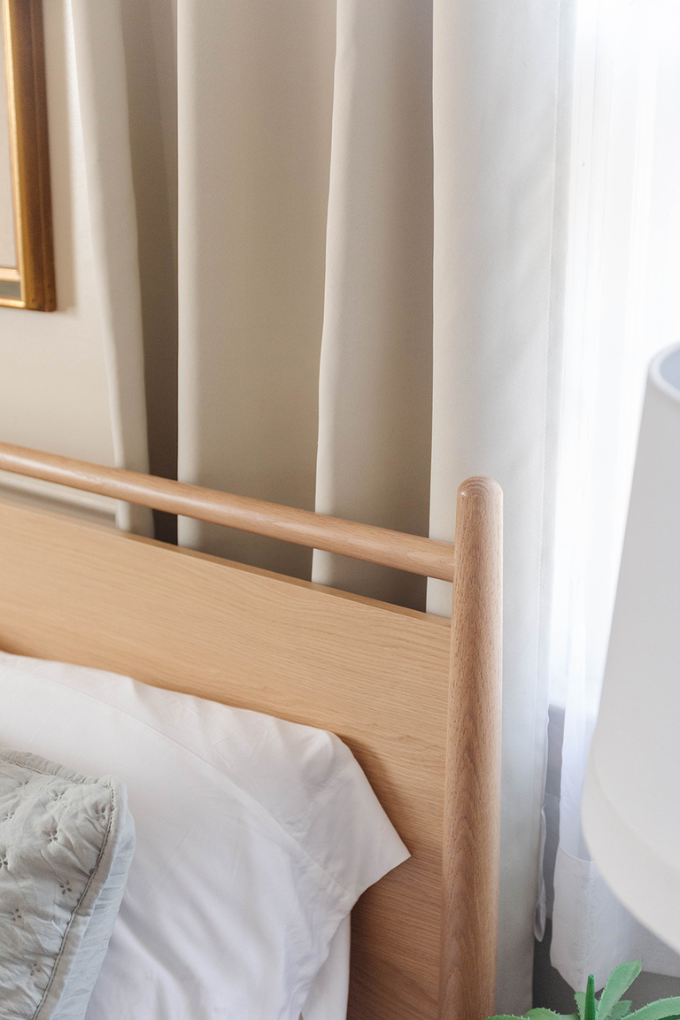 Colorful Boho Primary Bedroom Tour | dreamgreendiy.com + @article #ourArticle #ad #leniadresser #lenianightstand #leniabed