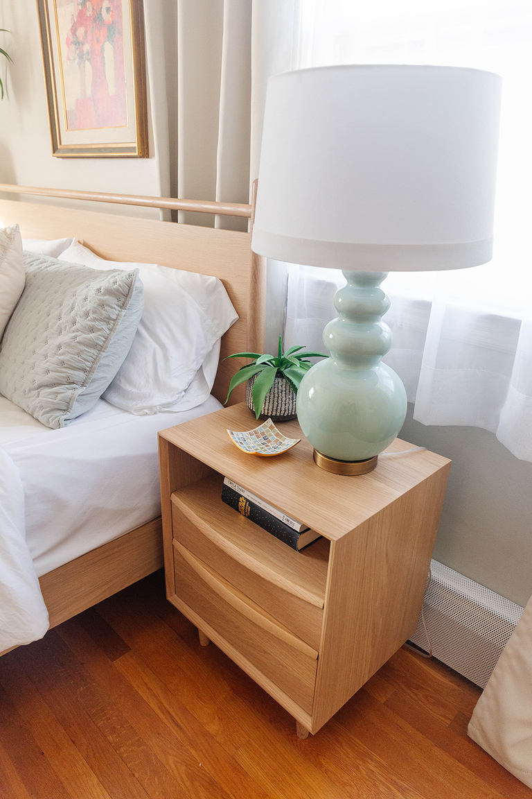 Colorful Boho Primary Bedroom Tour | dreamgreendiy.com + @article #ourArticle #ad #leniadresser #lenianightstand #leniabed