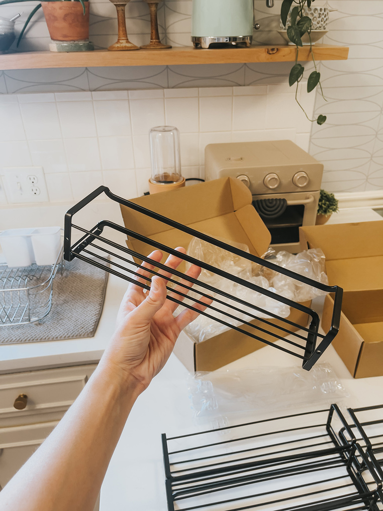 DIY Pantry Door Spice Rack Hack