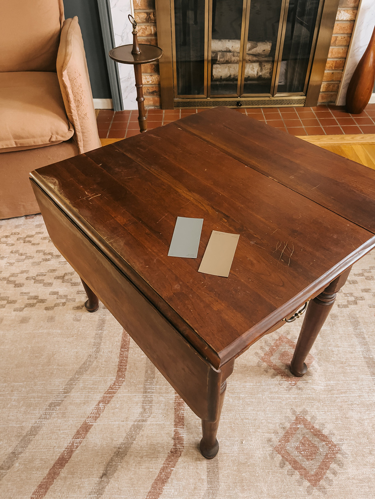 DIY Painted Secondhand Table Makeover