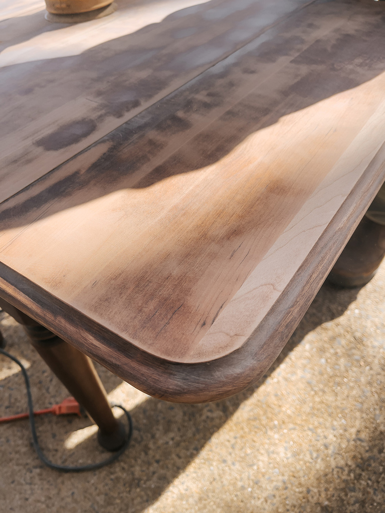 DIY Painted Secondhand Table Makeover
