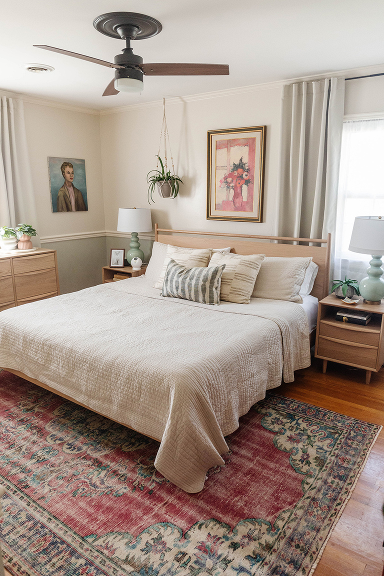 Styling A New Cotton Bed Quilt Set