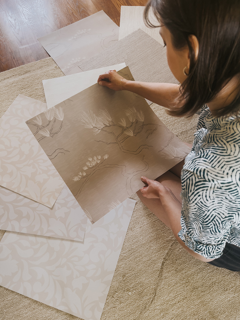 Fancy Walls x Dream Green DIY 1960s Inspired Wallpaper Collection