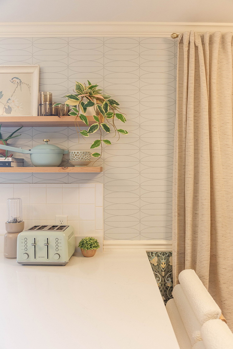 Classic Chair Rail Trim In A Mid-Century Home
