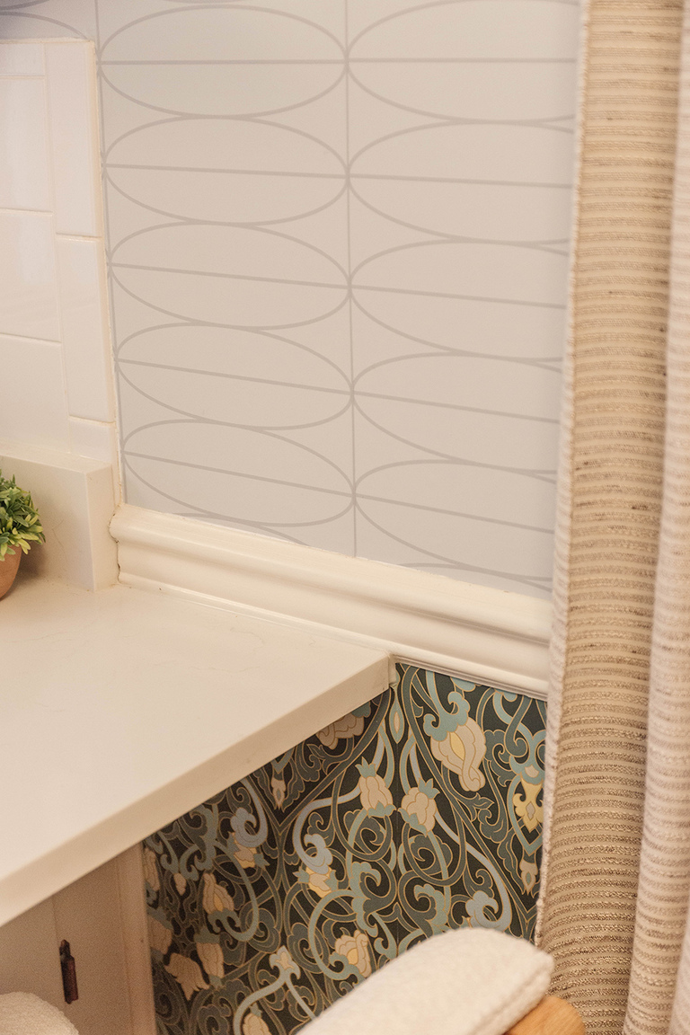 Classic Chair Rail Trim In A Mid-Century Home