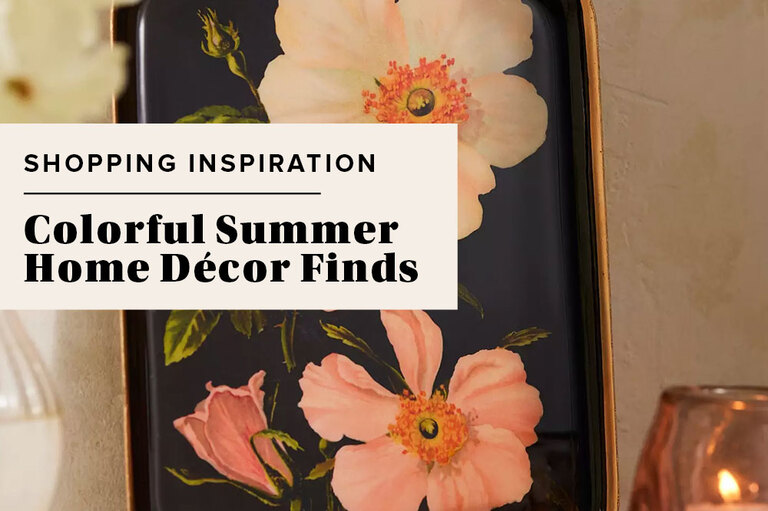 Colorful Summer Home Décor Roundup