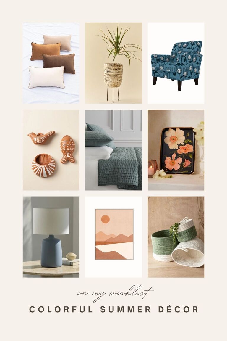 Colorful Summer Home Décor Roundup