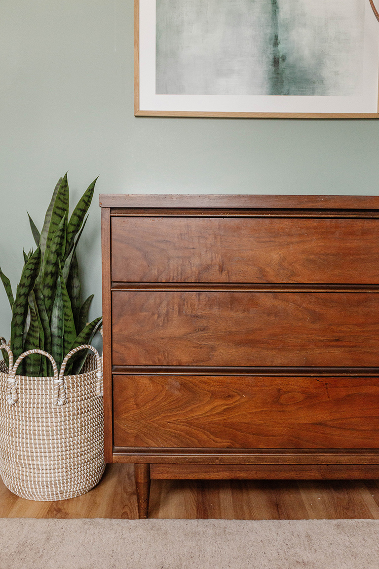 Make DIY Drawer Decals Using Wallpaper