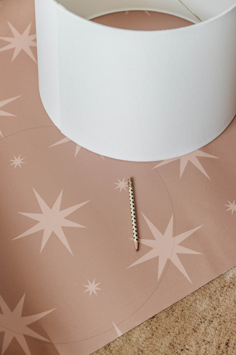 Make DIY Drawer Decals Using Wallpaper