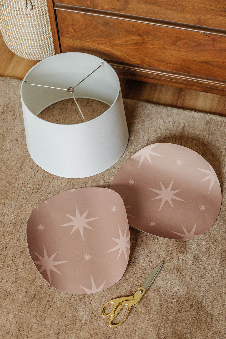 Make DIY Drawer Decals Using Wallpaper