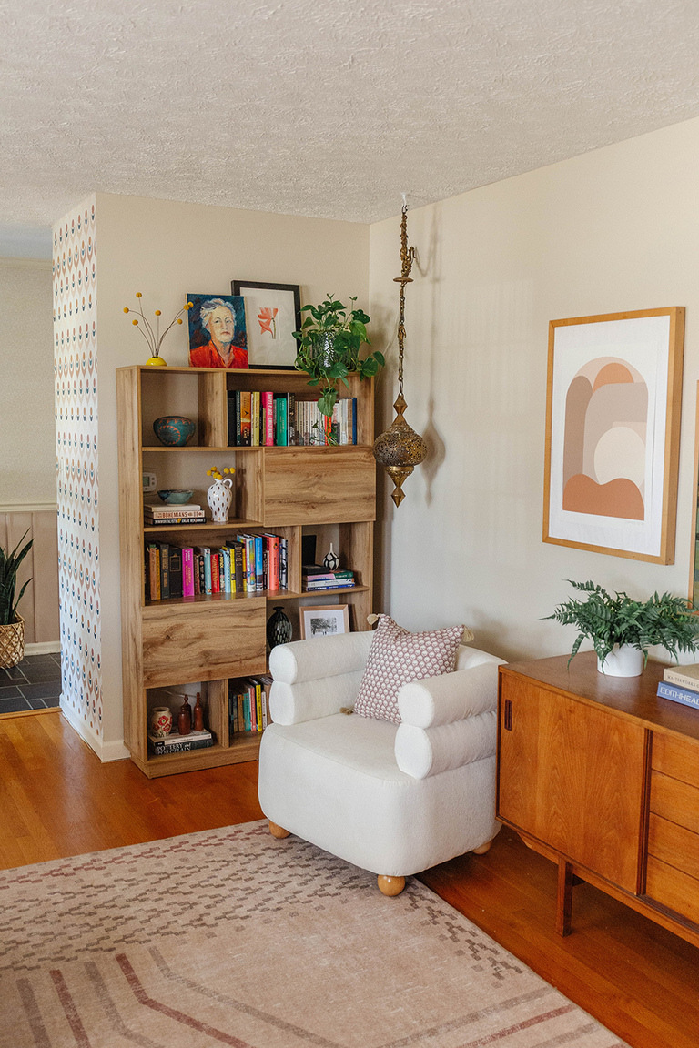 Styling A New Mod Bookcase And Chair