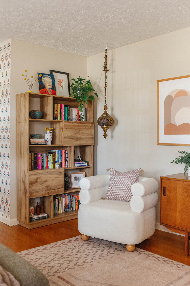 Styling A New Mod Bookcase And Chair