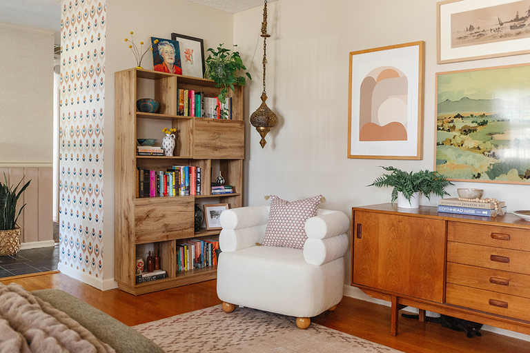 Styling A New Mod Bookcase And Chair