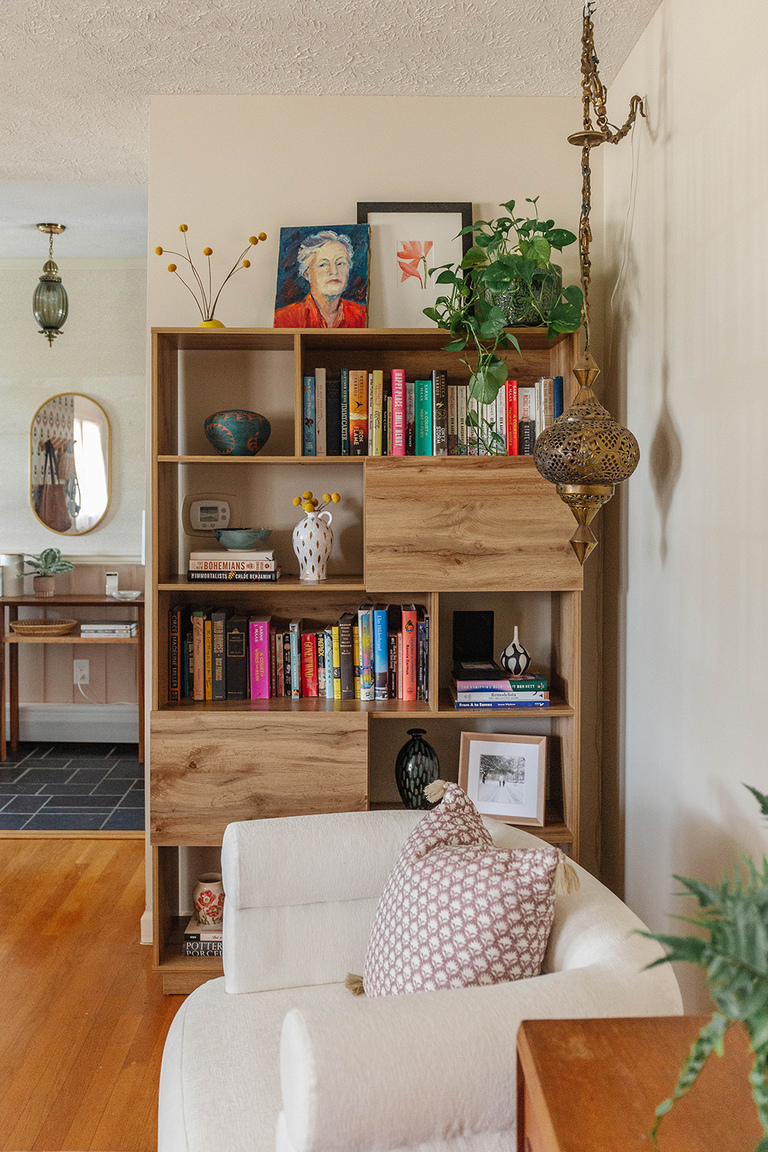 Styling A New Mod Bookcase And Chair
