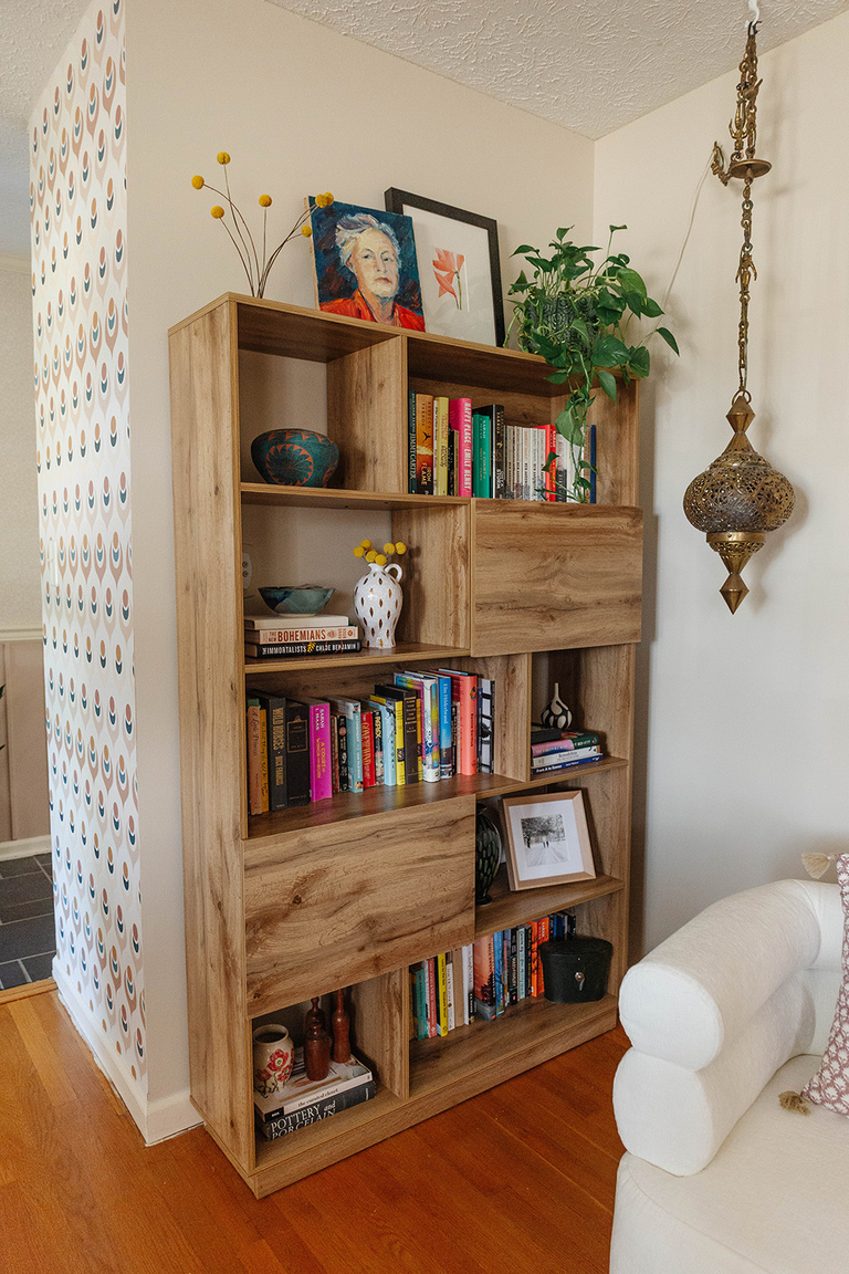 Styling A New Mod Bookcase And Chair
