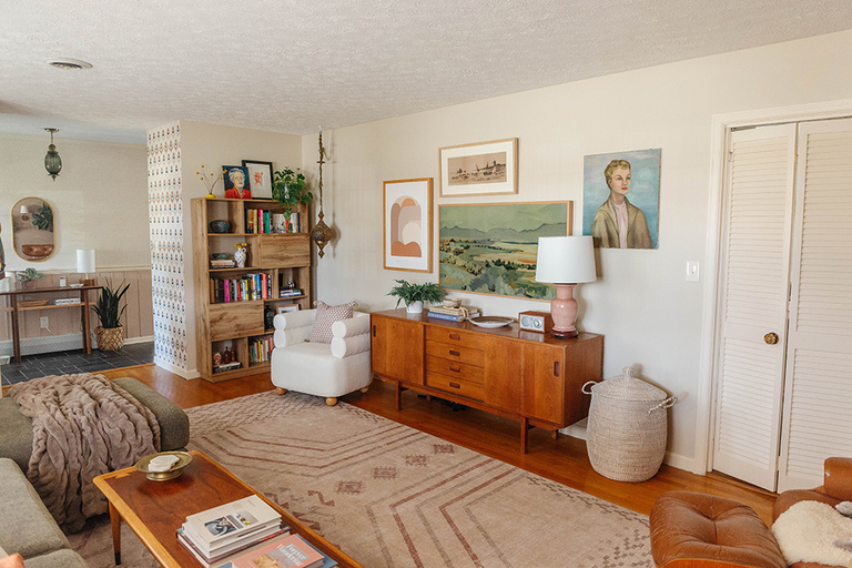 Modern Living Room Makeover Before/After