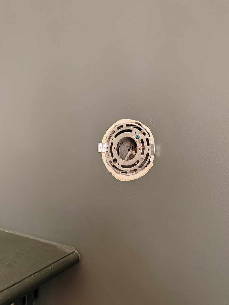 DIY Wallpapered Fireplace Feature Wall