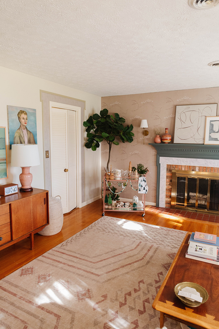 How To Style A Bar Cart For Christmas