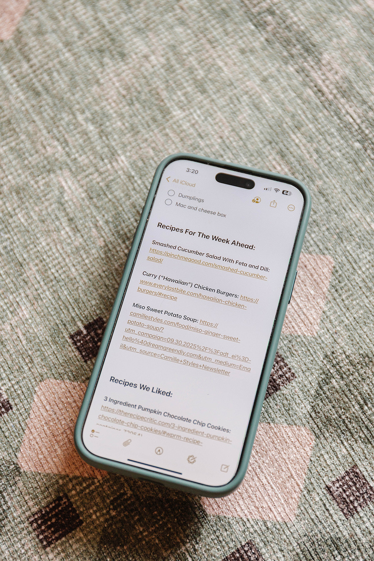 Our Easy Meal-Planning Process