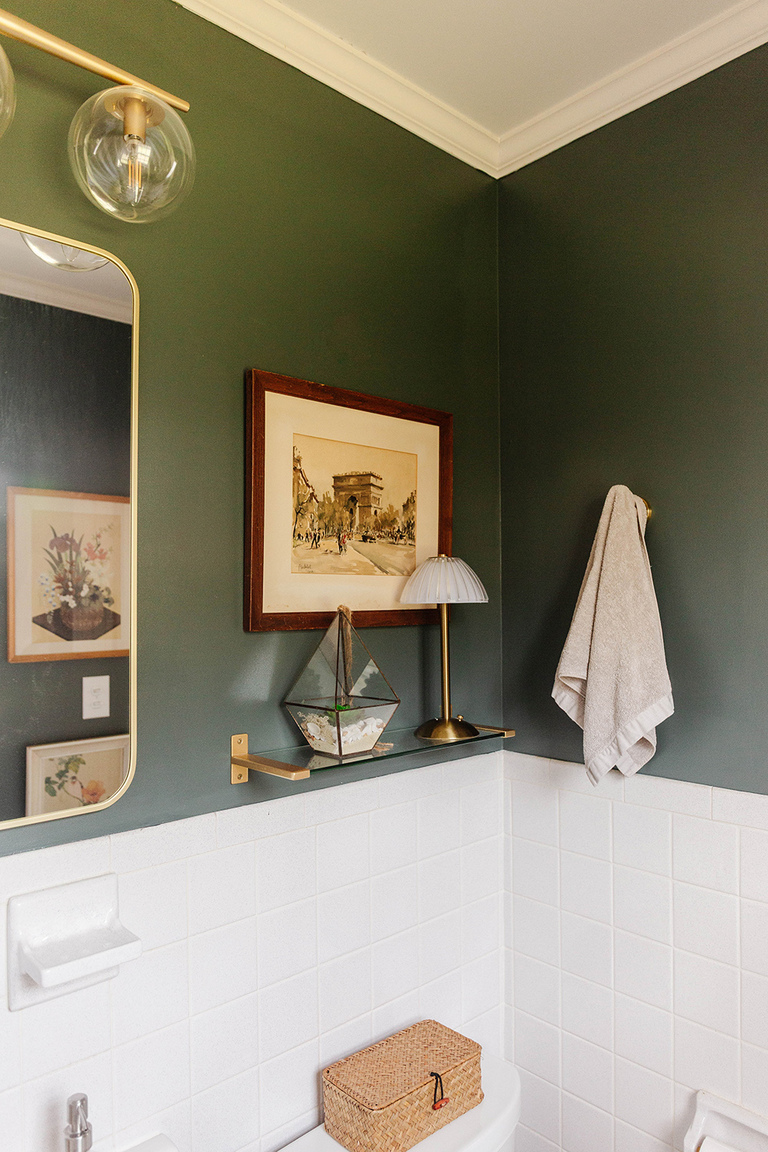Bold And Moody Bathroom Makeover Tour