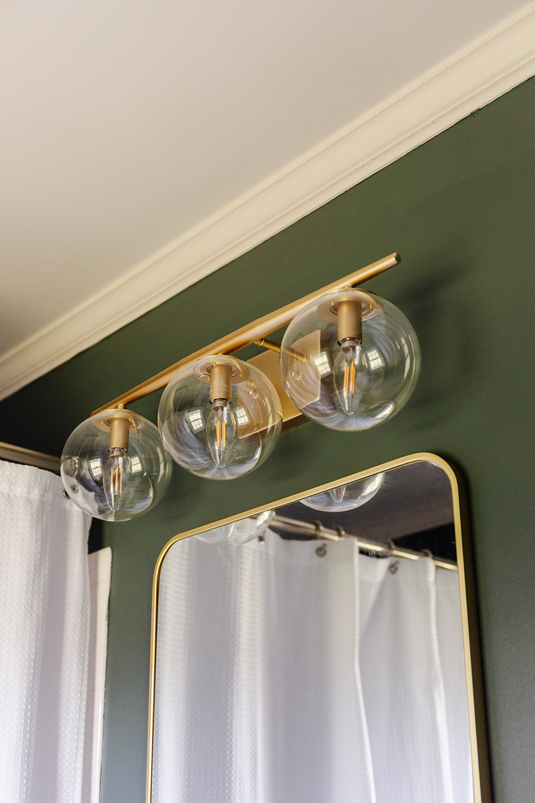 Bold And Moody Bathroom Makeover Tour