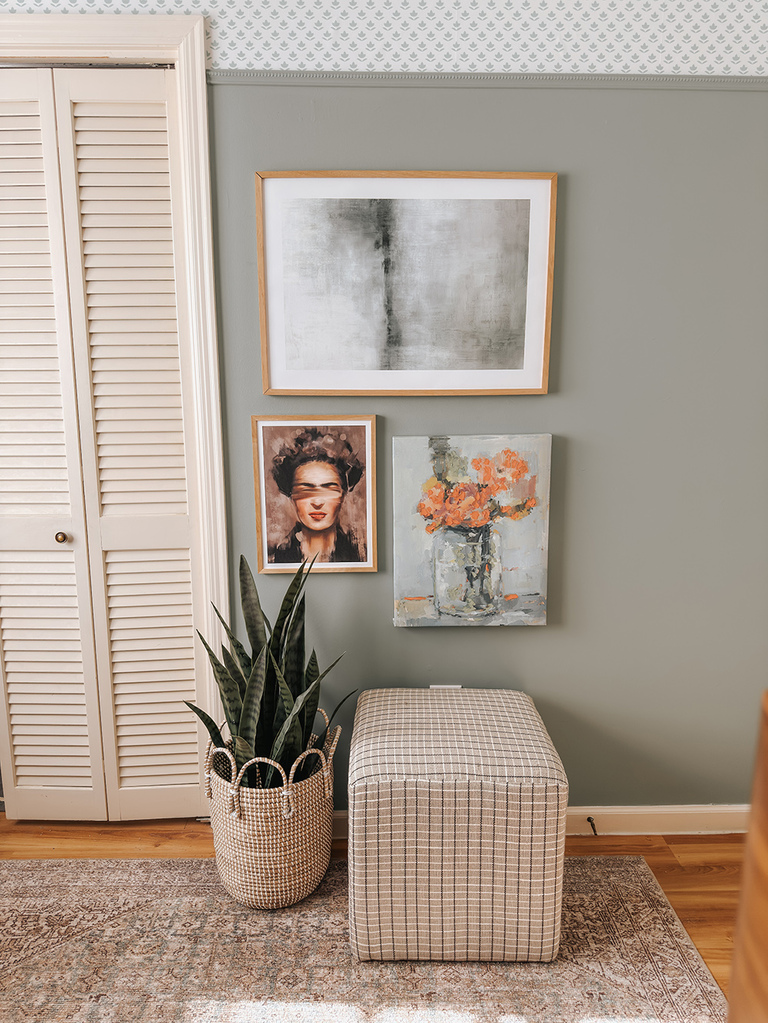 Creating A Colorful Office Seating Nook