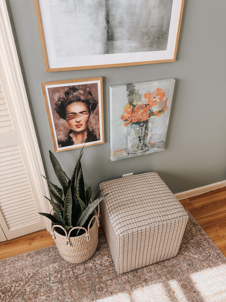 Creating A Colorful Office Seating Nook