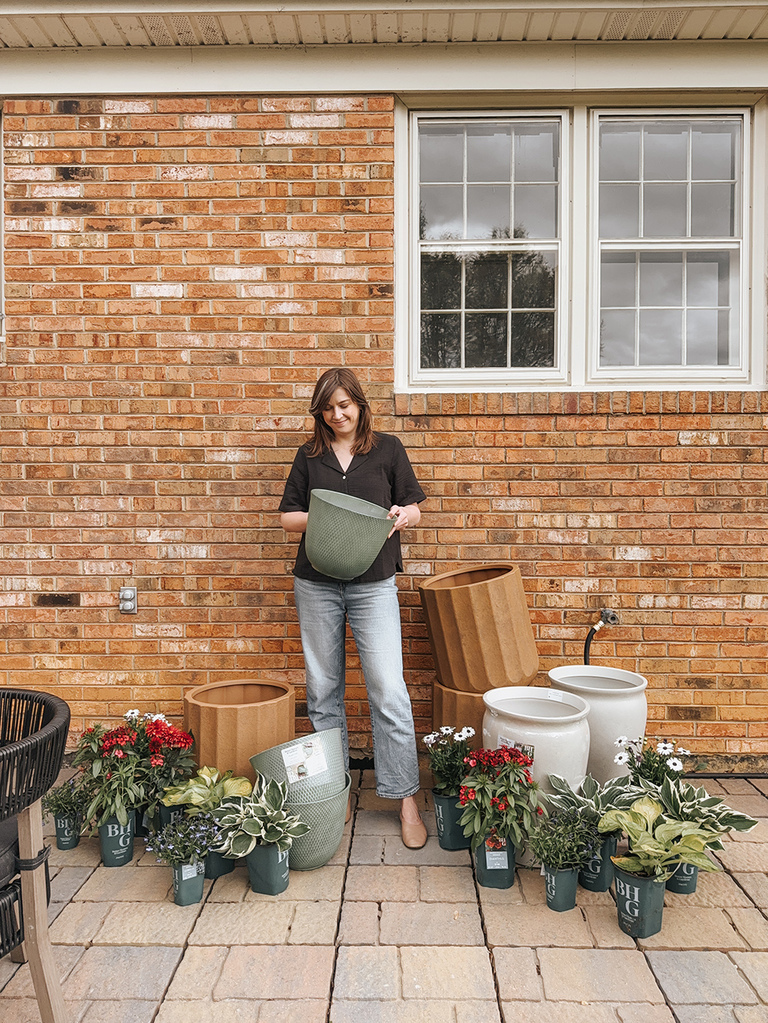 Colorful Patio Refresh Using Potted Plants