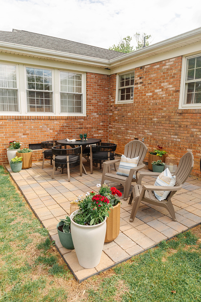 Colorful Patio Refresh Using Potted Plants