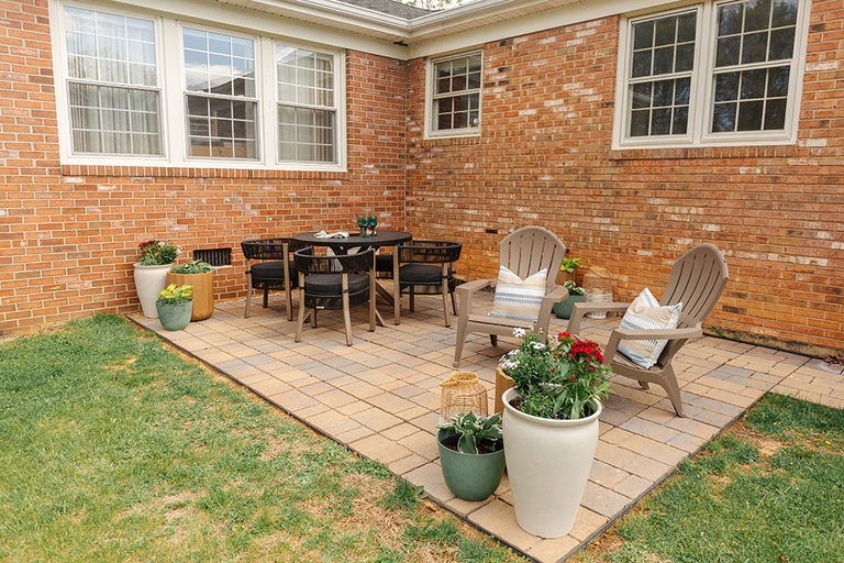 Colorful Patio Refresh Using Potted Plants