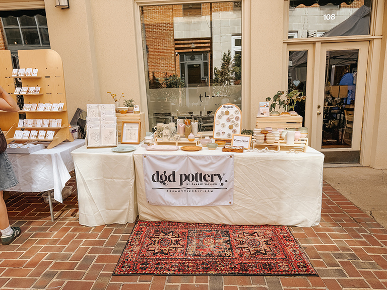 Art Market Booth Styling Tips